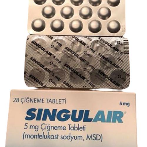 Singulair 5mg (Montelukast) MSD Turkey (H/28V)