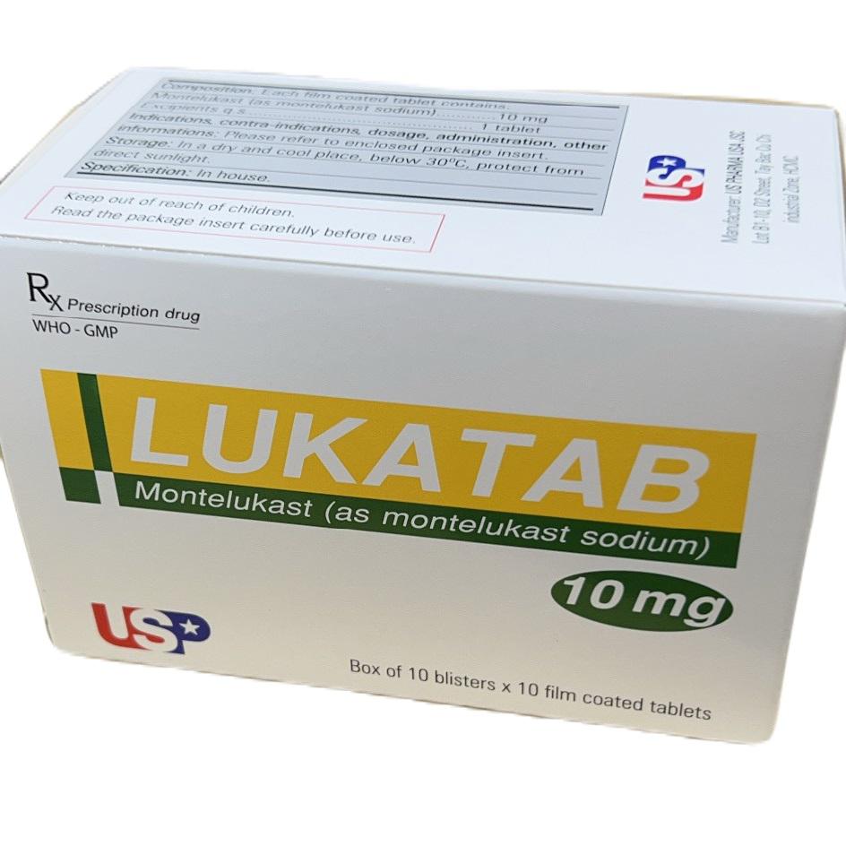 Lukatab 10mg (Montelukast) US Phamar (H/100v)