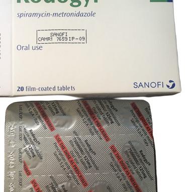 Rodogyl Spiramycin Metronidazole Sanofi (H/20v)