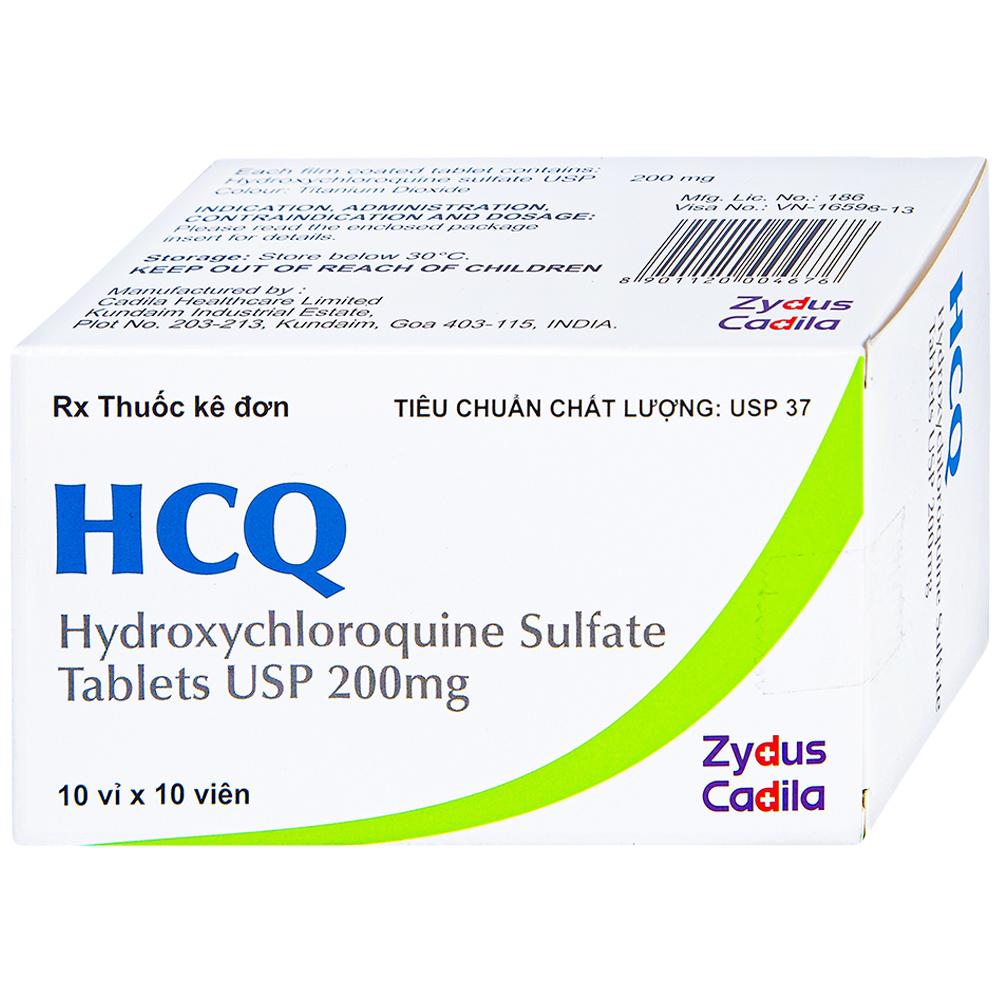 HCQ 200 (Hydroxychloroquine) Cadila (H/100v)