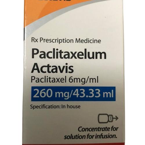Paclitaxelum  260mg/43.33ml (Paclitaxel 6mg/ml) Actavis (H/1 Lọ)