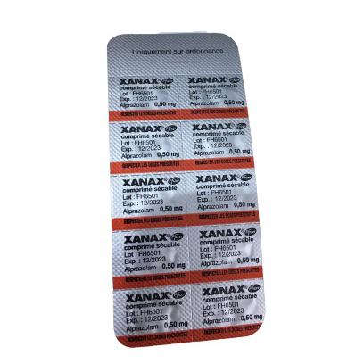 Xanax (Alprazolam) 0.5mg Pfizer (Vỉ 10 Viên) Pháp 