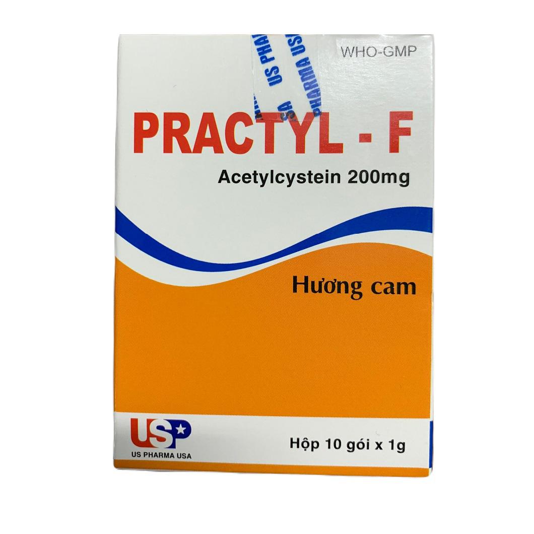 Practyl - F (Acetylcystein) 200mg US Pharma (Lốc/10hộp/10g)