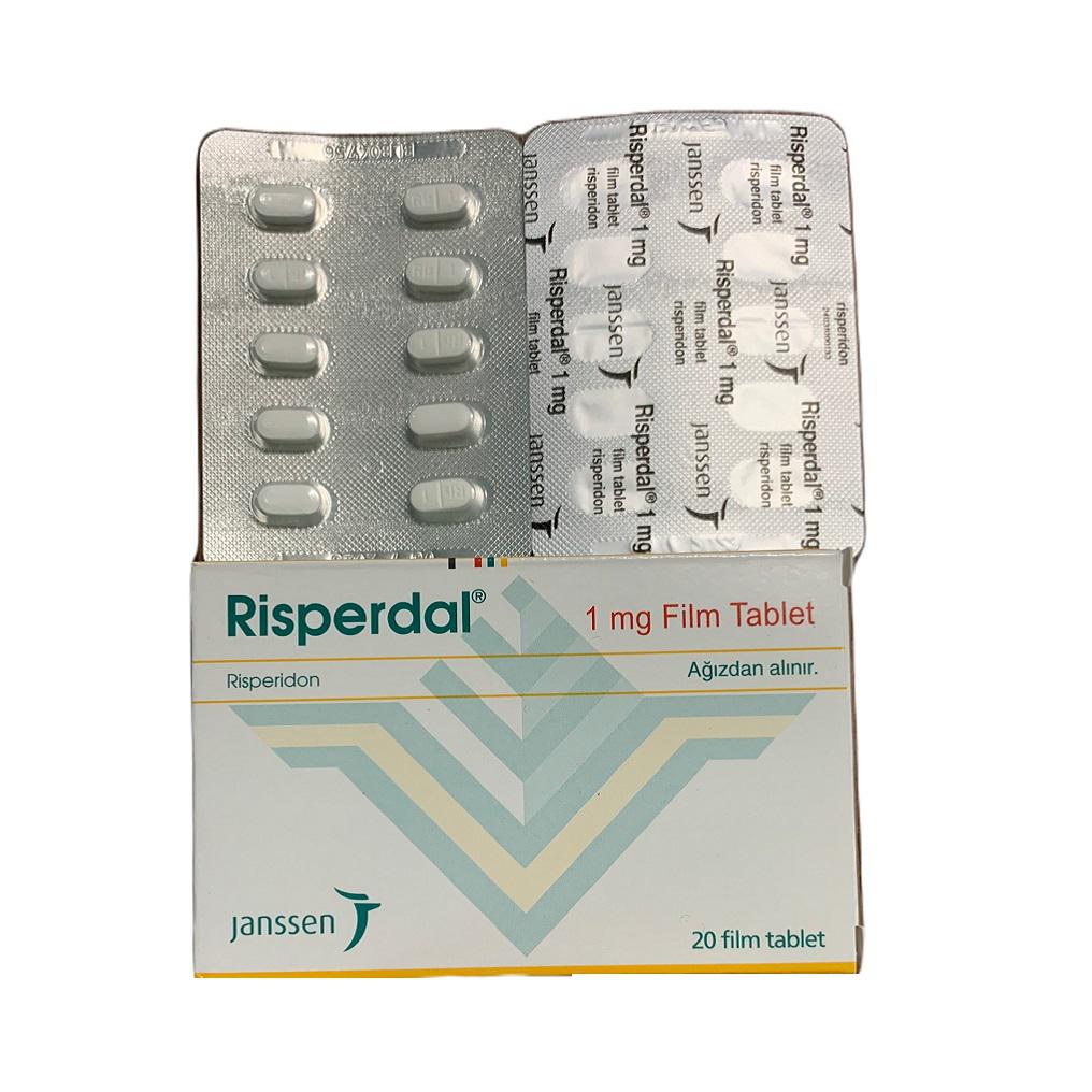 Risperdal 1mg (Risperidone) Janssen Turkey (H/20V)