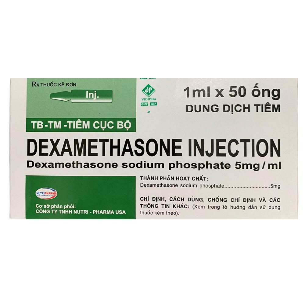 Dexamethasone 5mg/ml Vidipha (H/50 ống)