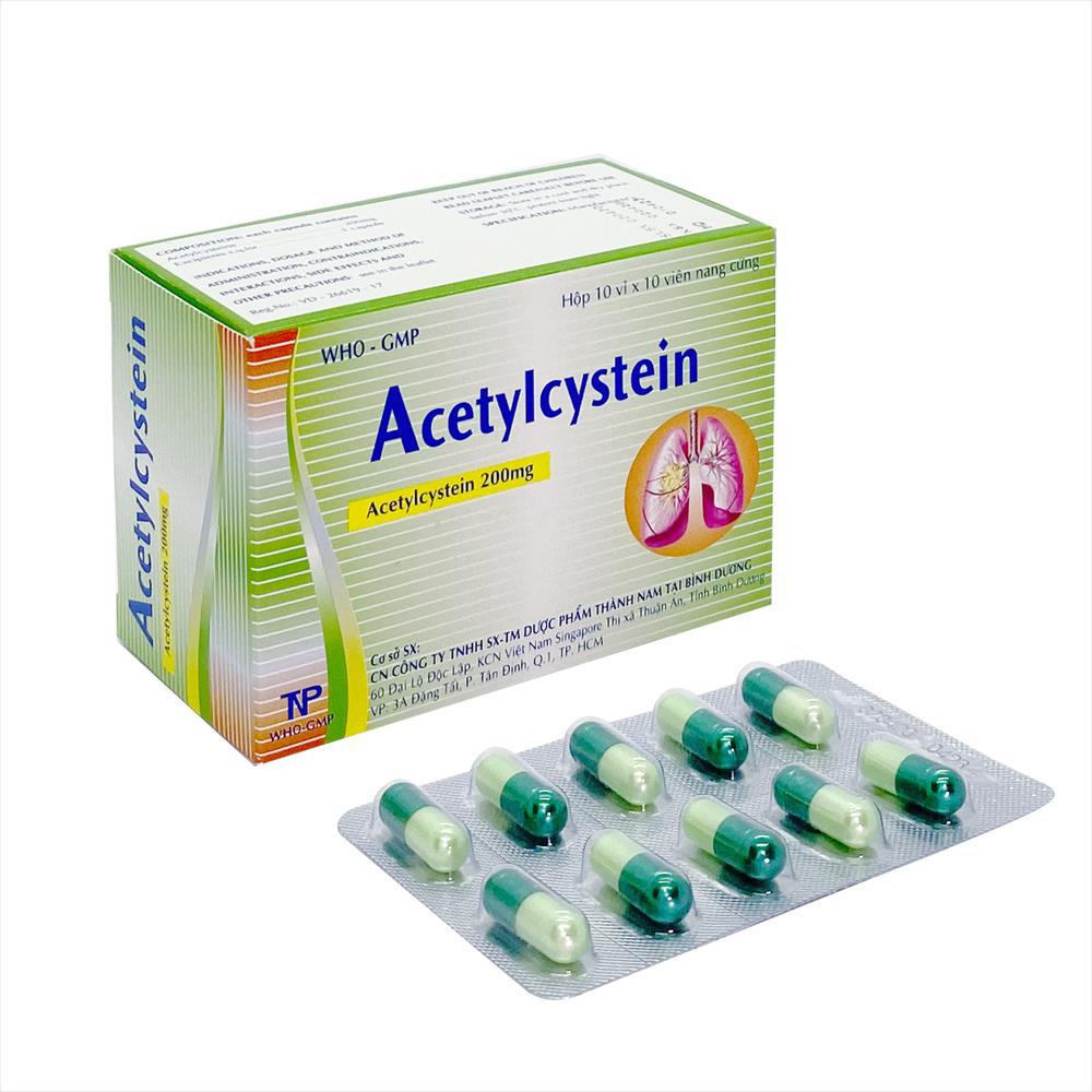 Acetylcystein 200mg Thành Nam (H/100v)