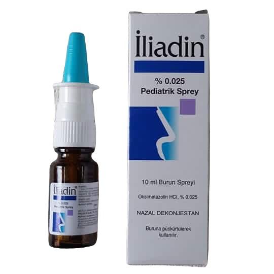 Xịt Mũi Iliadin 0.025% Merck (C/10ml) 1-6 Tuổi