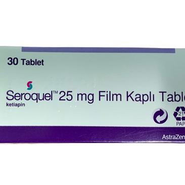 Seroquel (Quetiapine) 25mg Astrazeneca Turkey (H/30V)