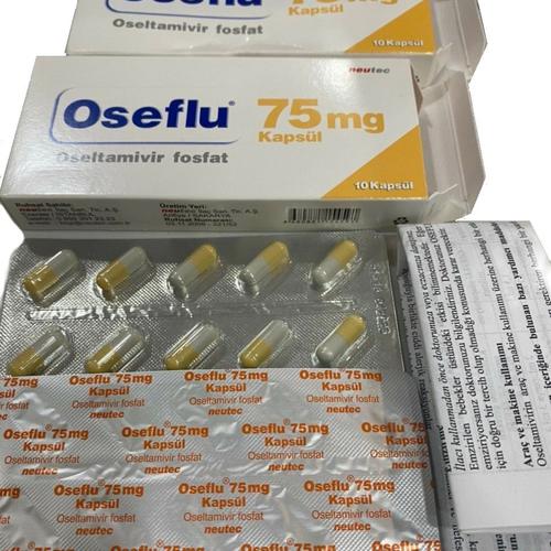 Oseflu 75mg (Oseltamivir) Neutec Turkey  (H/10V)