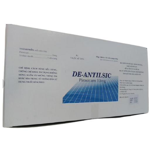 De-Antilsic (Piroxicam) 10mg Thành Nam (H/1000v)