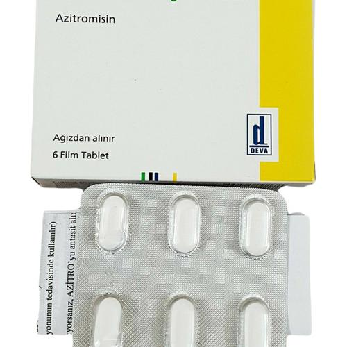 Azitro 250mg (Azithromycin) DEVA Turkey (H/6V)