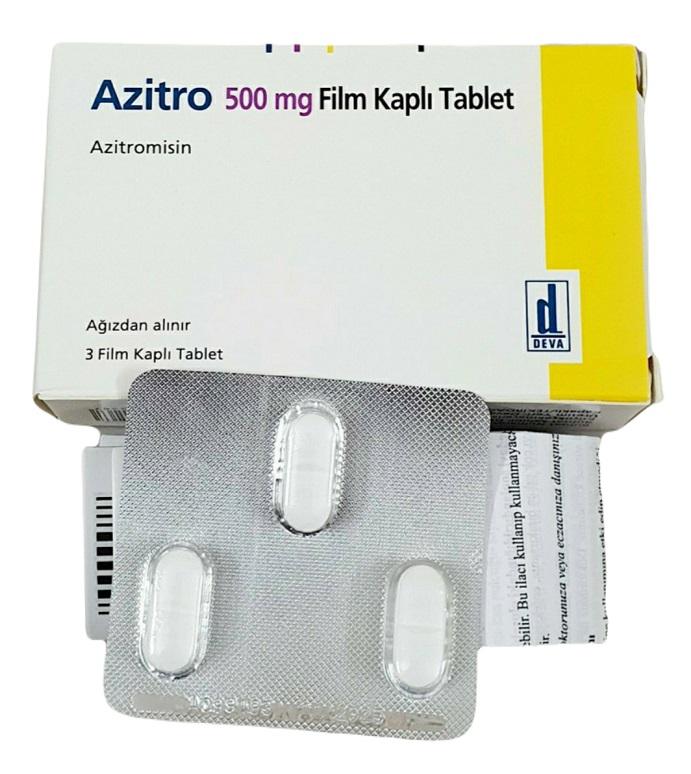 Azitro 500mg (Azithromycin) DEVA Turkey (H/3V)