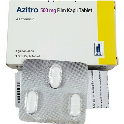 Azitro 500mg (Azithromycin) DEVA Turkey (H/3V)