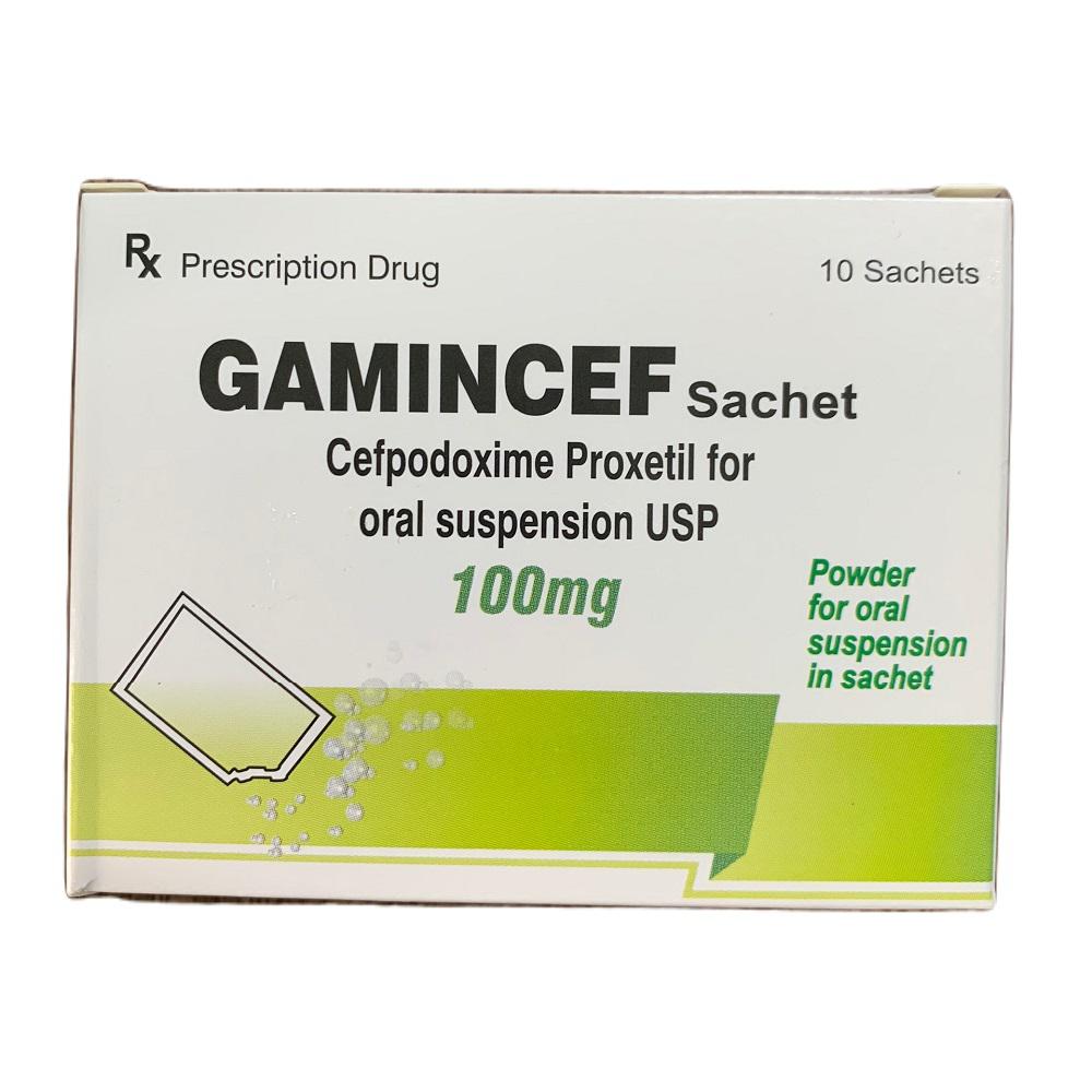 Gamincef 100 (Cefpodoxime) Maxim (H/10gói)