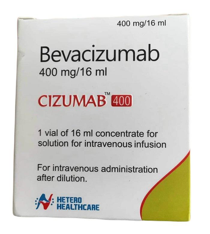 Cizumab 400mg/16ml (Bevacizumab) HETERO (H/Lọ) INDIA
