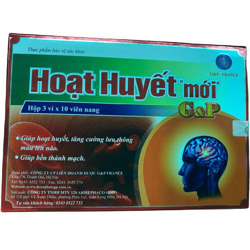 Hoạt Huyết Mới G&P Armephaco (H/30v)