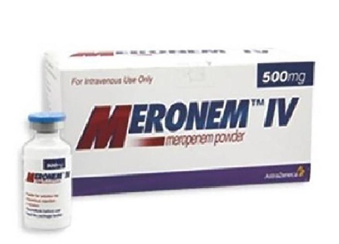 Meronem 500mg (Meropenem) Astrazeneca (H/10lọ/20ml)