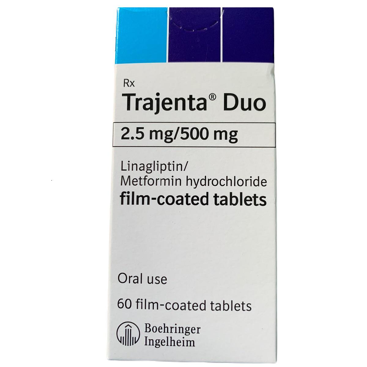 Trajenta Duo 2,5mg/500mg Boehringer (C/60v) 