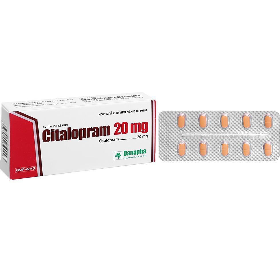 Citalopram 20mg Danapha (H/30v)