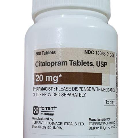 Citalopram 20mg Torrent IP (Chai 500 V) 