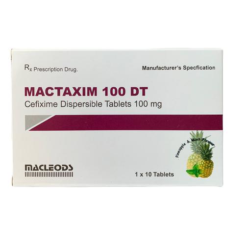Mactaxim 100mg (Cefixim) Macleods (Hộp/10v)