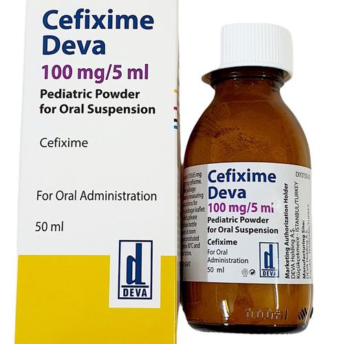 Cefixime  100mg/5ml  Deva Turkey (H/Lo/50ml)
