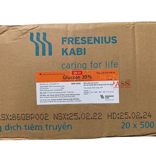 Glucose 30% Fresenius Kabi (Thùng/20Chai/500ml)