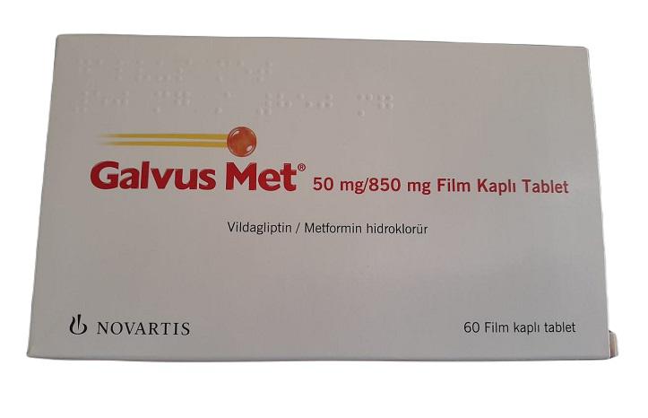 Galvus Met 50mg/850mg (Vildagliptin, Metformin) Novartis Turkey (H/60V)