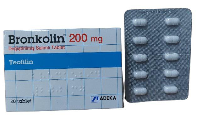 Bronkolin 200mg (Teofilin) ADEKA (H/30V) TNK