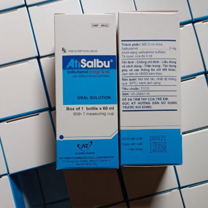 Atisalbu (Salbutamol) 2mg/5ml An Thiên (C/60ml)