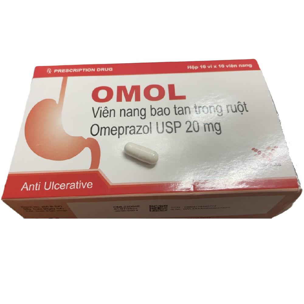 Omol 20mg (Omeprazol) Windlas (H/100v)