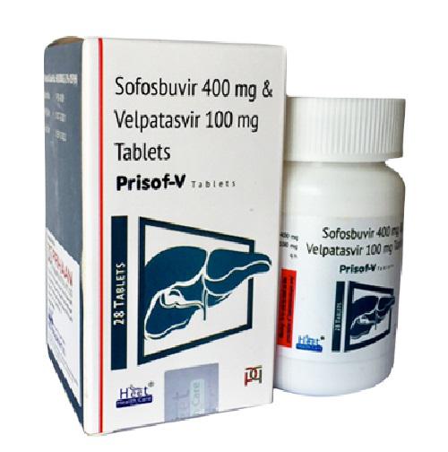 Prisof-V (Sofosbuvir 400mg & Velpatasvir 100mg)Heet (H/28v)