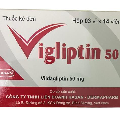 Vigliptin 50 (Vildagliptin 50mg)HASAN - DERMAPHARM (H/42V)