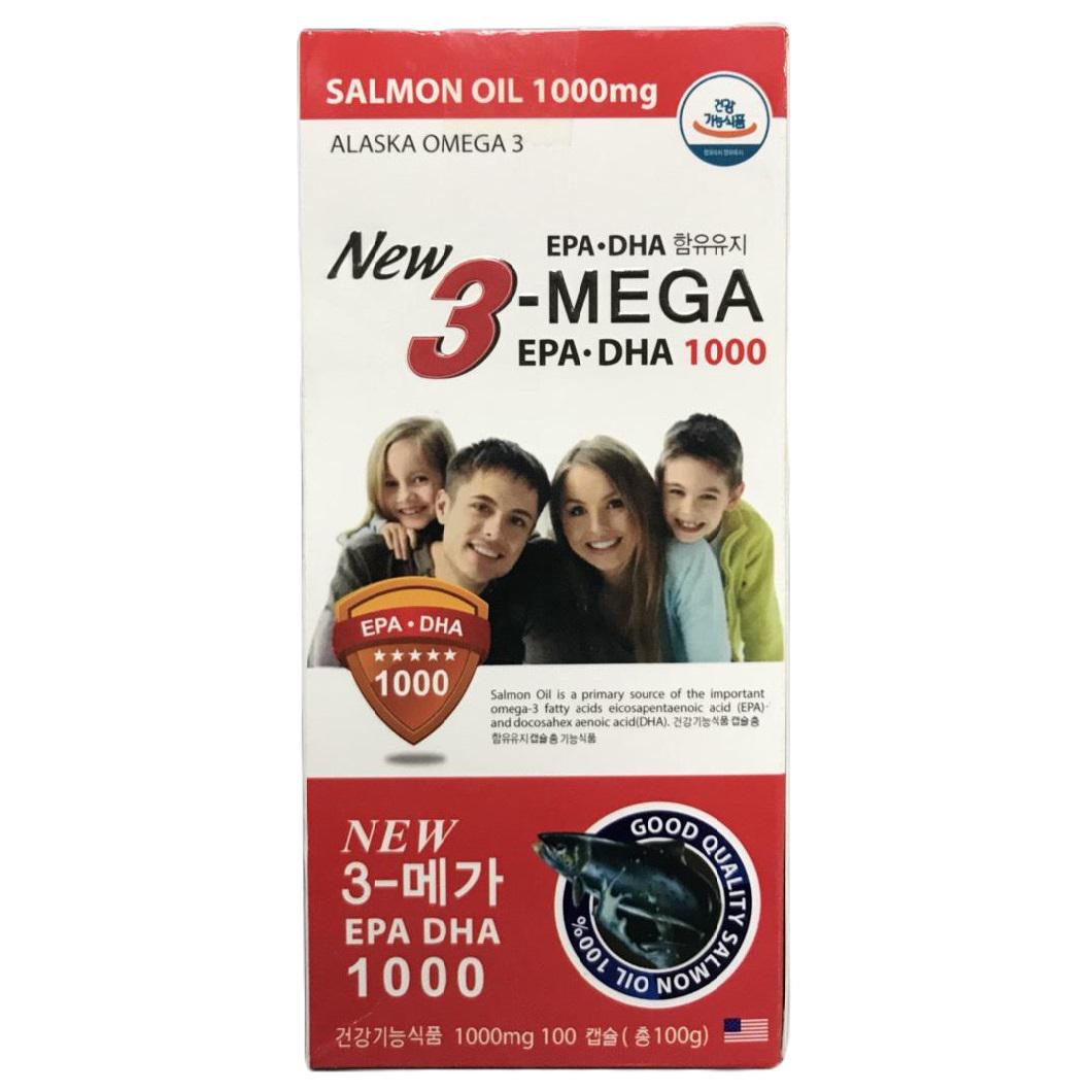 New 3 Mega EPA DHA 1000mg Hightech Usa (C/100v)