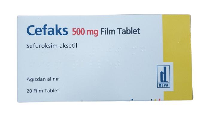 Cefaks 500mg (Cefuroxime) Deva Turkey (H/20V)