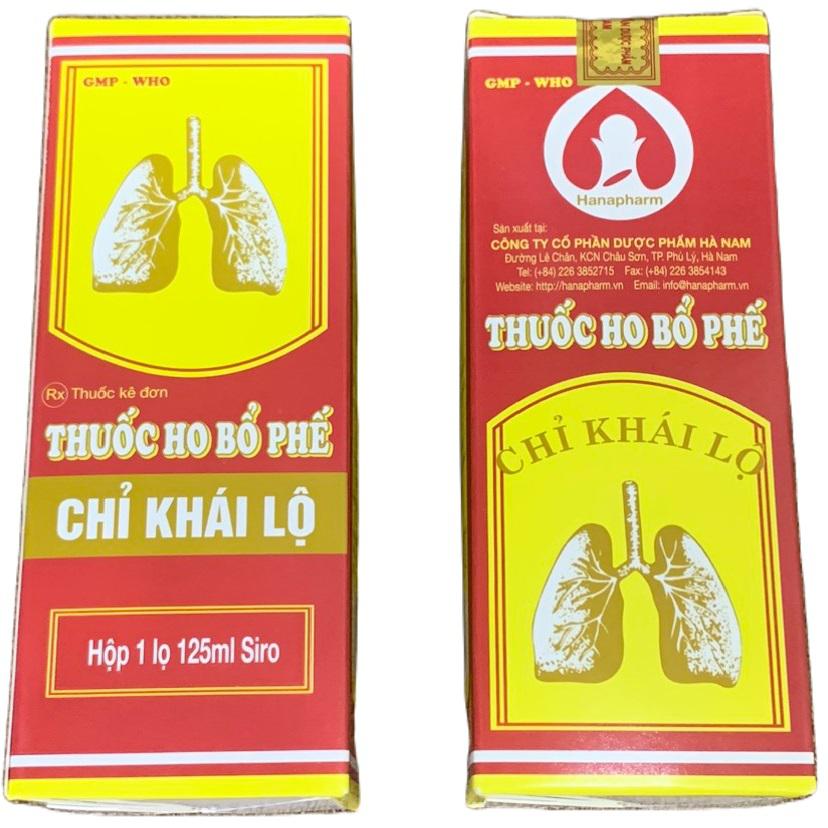 Thuốc Ho Bổ Phế Chỉ Khái Lộ Hà Nam (Chai/125ml)