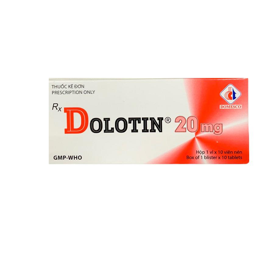Dolotin 20 (Lovastatin) Domesco (H/10v)