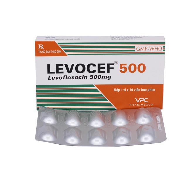 Levocef 500 (Levofloxacin) Pharimexco (H/10v)