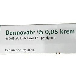 Dermovate Cream (Clobetasol) GSK Turkey (Tuýp/50gr)