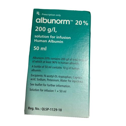 Albunorm 20% (Human albumin) Octapharma (C/50ml) ÁO