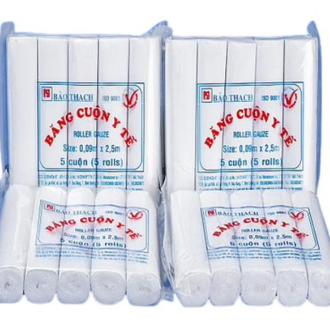 Gạc cuộn 0,09 x 2m Bảo Thạch (Lốc/50 cuộn)
