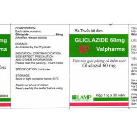 Gliclazide 60mg MR  (Gliclazid) Valpharma (H/30V)