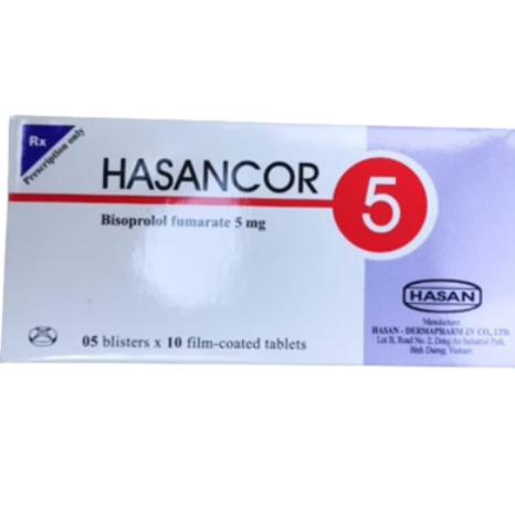 Hasancor 5mg (Bisoprolol) Hasan (H/50v)
