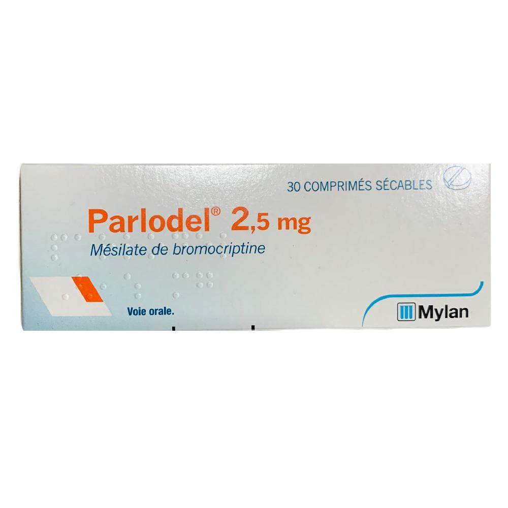 Parlodel 2.5mg (Bromocriptine) Mylan (H/30v) Pháp