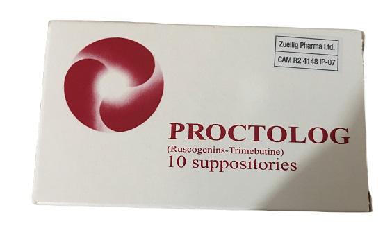 Proctolog (Ruscogenine, Trimebutine) Pfizer (H/10V)
