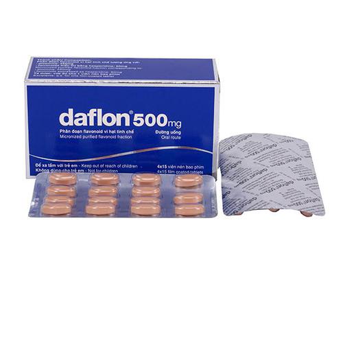Daflon 500 (Diosmin, Hesperidin) Servier  France (H/60V)