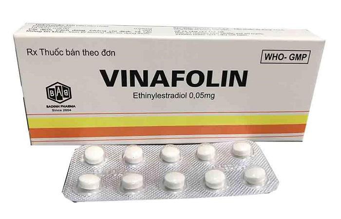 Vinafolin 0.05 mg (Ethinylestradiol) DP Ba Đình (H/10V)