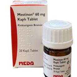 Mestinon 60mg kapli tablet (Pyridostigmine bromide)MEDA Turkey (H/20V)