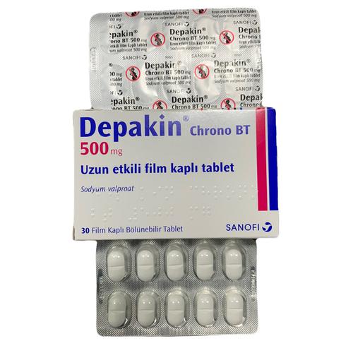 Depakine Chrono 500mg (Valproat natri) SANOFI  Turkey (H/30V)