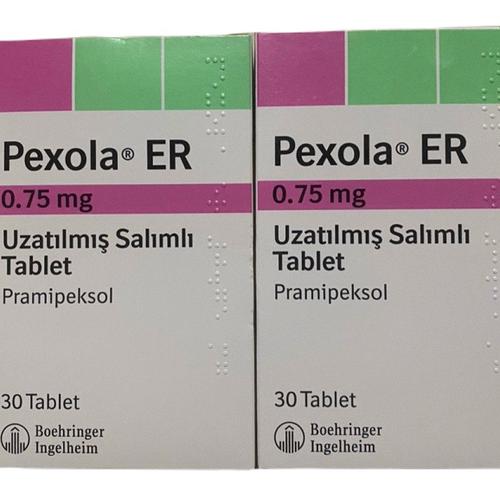 Pexola 0.75mg (Pramipexole) Boehringer Turkey (H/30V)